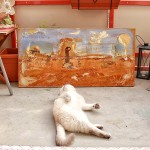 Heilige Stadt / 100 x 50 cm