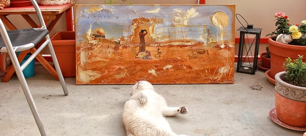 Heilige Stadt / 100 x 50 cm