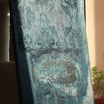 Stahlblaumetallic 50 x 100 cm