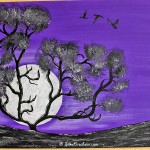 Wiederkehr im Mondlicht 3 / 80 x 60 cm