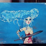 Göttin des Schutzes / 60 x 40 cm