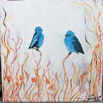 Begegnung / 40 x 40 cm